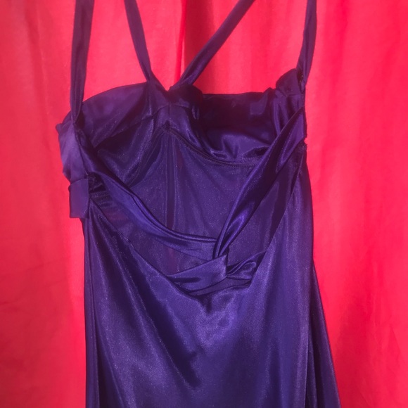 Short purple homecoming dress - Picture 2 of 2